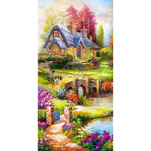 Lade das Bild in den Galerie-Viewer, Land - voller runder Diamant - 45x85cm