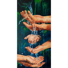 Lade das Bild in den Galerie-Viewer, Handation - voller runder Diamant - 45x85cm