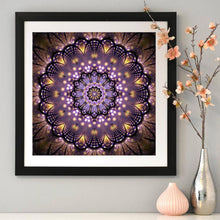 Lade das Bild in den Galerie-Viewer, Bunte Blume - voller runder Diamant - 30x30cm