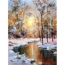 Lade das Bild in den Galerie-Viewer, Fantasy Natur - voller runder Diamant - 30x40cm