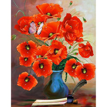Lade das Bild in den Galerie-Viewer, Blütenblüten - voller runder Diamant - 30x40cm