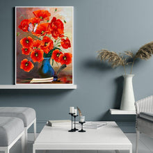 Lade das Bild in den Galerie-Viewer, Blütenblüten - voller runder Diamant - 30x40cm