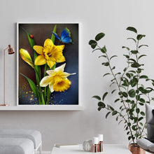 Lade das Bild in den Galerie-Viewer, Blütenblüten - voller runder Diamant - 30x40cm