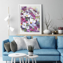 Lade das Bild in den Galerie-Viewer, Blütenblüten - voller runder Diamant - 30x40cm