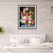 Lade das Bild in den Galerie-Viewer, Blütenblüten - voller runder Diamant - 30x40cm