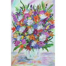 Lade das Bild in den Galerie-Viewer, Blütenblüten - voller runder Diamant - 30x40cm