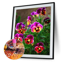 Lade das Bild in den Galerie-Viewer, Blütenblüten - voller runder Diamant - 30x40cm