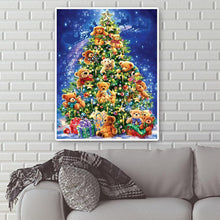 Lade das Bild in den Galerie-Viewer, Weihnachtsbaum - voller runder Diamant - 40x50cm