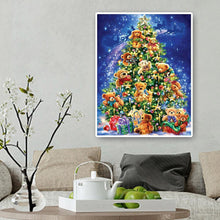 Lade das Bild in den Galerie-Viewer, Weihnachtsbaum - voller runder Diamant - 40x50cm