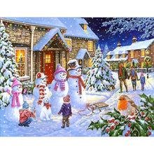 Lade das Bild in den Galerie-Viewer, Weihnachten - voller runder Diamant - 50x40cm