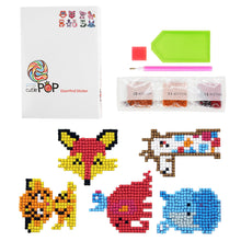 Lade das Bild in den Galerie-Viewer, 5pcs-Tier-Diy Handwerk Aufkleber