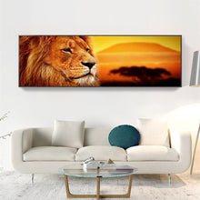 Lade das Bild in den Galerie-Viewer, Tiger - voller runder Diamant - 80x30cm