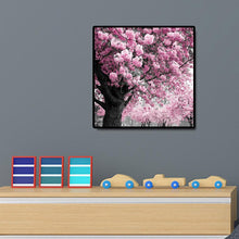 Lade das Bild in den Galerie-Viewer, Kirschbaum - voller runder Diamant - 30x30cm