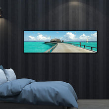 Lade das Bild in den Galerie-Viewer, Seestütze - voller runder Diamant - 120x40cm