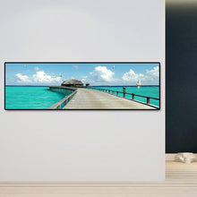 Lade das Bild in den Galerie-Viewer, Seestütze - voller runder Diamant - 120x40cm