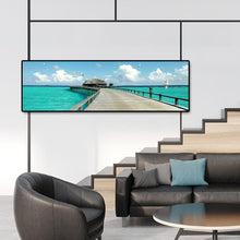 Lade das Bild in den Galerie-Viewer, Seestütze - voller runder Diamant - 120x40cm