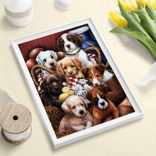 Lade das Bild in den Galerie-Viewer, Hund - voller quadratischer Diamant - 40x50cm