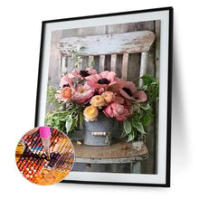 Lade das Bild in den Galerie-Viewer, Blume - voller quadratischer Diamant - 40x50cm