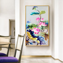 Lade das Bild in den Galerie-Viewer, Blume - voller runder Diamant - 45x85cm