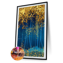 Lade das Bild in den Galerie-Viewer, Waldlandschaft - voller runder Diamant - 45x85cm