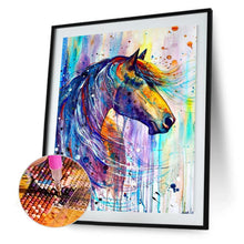 Lade das Bild in den Galerie-Viewer, Pferd - voller quadratischer Diamant - 40x50cm