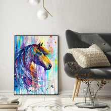 Lade das Bild in den Galerie-Viewer, Pferd - voller quadratischer Diamant - 40x50cm