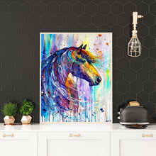 Lade das Bild in den Galerie-Viewer, Pferd - voller quadratischer Diamant - 40x50cm