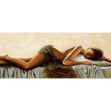 Lade das Bild in den Galerie-Viewer, Dornröschen - voller runder Diamant - 90x40cm