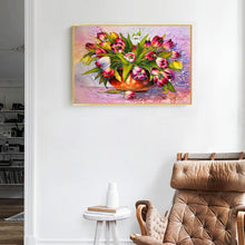 Lade das Bild in den Galerie-Viewer, Blume - voller runder Diamant - 40x30cm