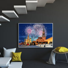 Lade das Bild in den Galerie-Viewer, Feuerwerk - voller runder Diamant - 40x30cm