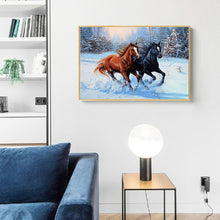Lade das Bild in den Galerie-Viewer, Pferd Tier - voller quadratischer Diamant - 50x40cm