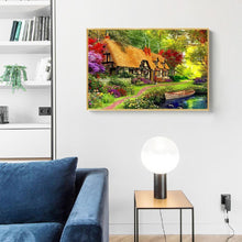 Lade das Bild in den Galerie-Viewer, Hütte Weihnachten - voller quadratischer Diamant - 50x40cm