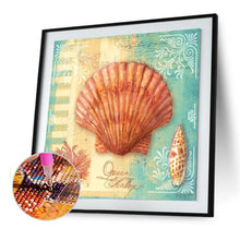 Lade das Bild in den Galerie-Viewer, Conch - voller runder Diamant - 40x40cm