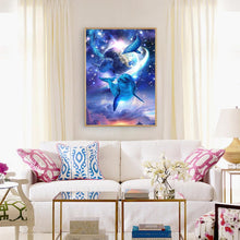 Lade das Bild in den Galerie-Viewer, Delphin - voller runder Diamant - 30x40cm
