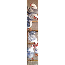 Lade das Bild in den Galerie-Viewer, Hühnertier - voller runder Diamant - 25x115cm