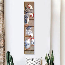 Lade das Bild in den Galerie-Viewer, Hühnertier - voller runder Diamant - 25x115cm