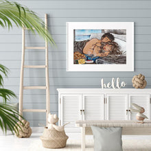 Lade das Bild in den Galerie-Viewer, Mädchen - voller runder Diamant - 40x30cm