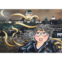 Lade das Bild in den Galerie-Viewer, Mädchen - voller runder Diamant - 40x30cm