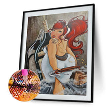 Lade das Bild in den Galerie-Viewer, Fettes Mädchen - voller runder Diamant - 30x40cm