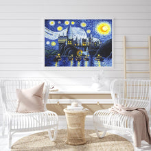 Lade das Bild in den Galerie-Viewer, Sternenhimmel - voller quadratischer Diamant - 50x40cm