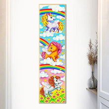 Lade das Bild in den Galerie-Viewer, Pferd - voller runder Diamant - 25x115cm