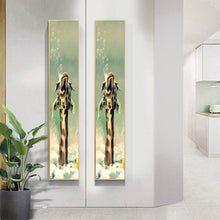 Lade das Bild in den Galerie-Viewer, Blase Giraffe Ornament - voller runder Diamant - 25x115cm