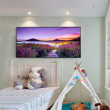 Lade das Bild in den Galerie-Viewer, Seeblume - voller runder Diamant - 100x40cm