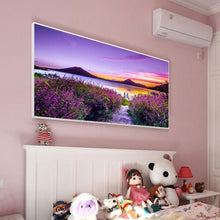 Lade das Bild in den Galerie-Viewer, Seeblume - voller runder Diamant - 100x40cm