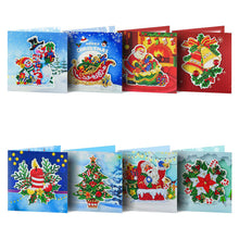 Lade das Bild in den Galerie-Viewer, 8pcs/Set-Christmas-Diamond Grußkarten