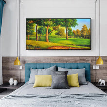 Lade das Bild in den Galerie-Viewer, Bergwald - voller runder Diamant - 100x50cm