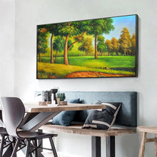 Lade das Bild in den Galerie-Viewer, Bergwald - voller runder Diamant - 100x50cm