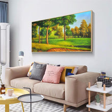Lade das Bild in den Galerie-Viewer, Bergwald - voller runder Diamant - 100x50cm