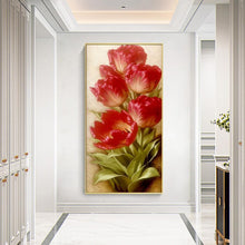 Lade das Bild in den Galerie-Viewer, Blume - voller runder Diamant - 50x100cm