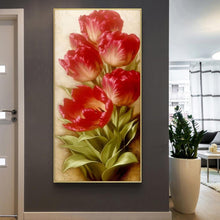 Lade das Bild in den Galerie-Viewer, Blume - voller runder Diamant - 50x100cm
